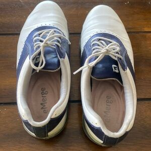 FOOTJOY Ladies Golf Shoes Navy & White size 8